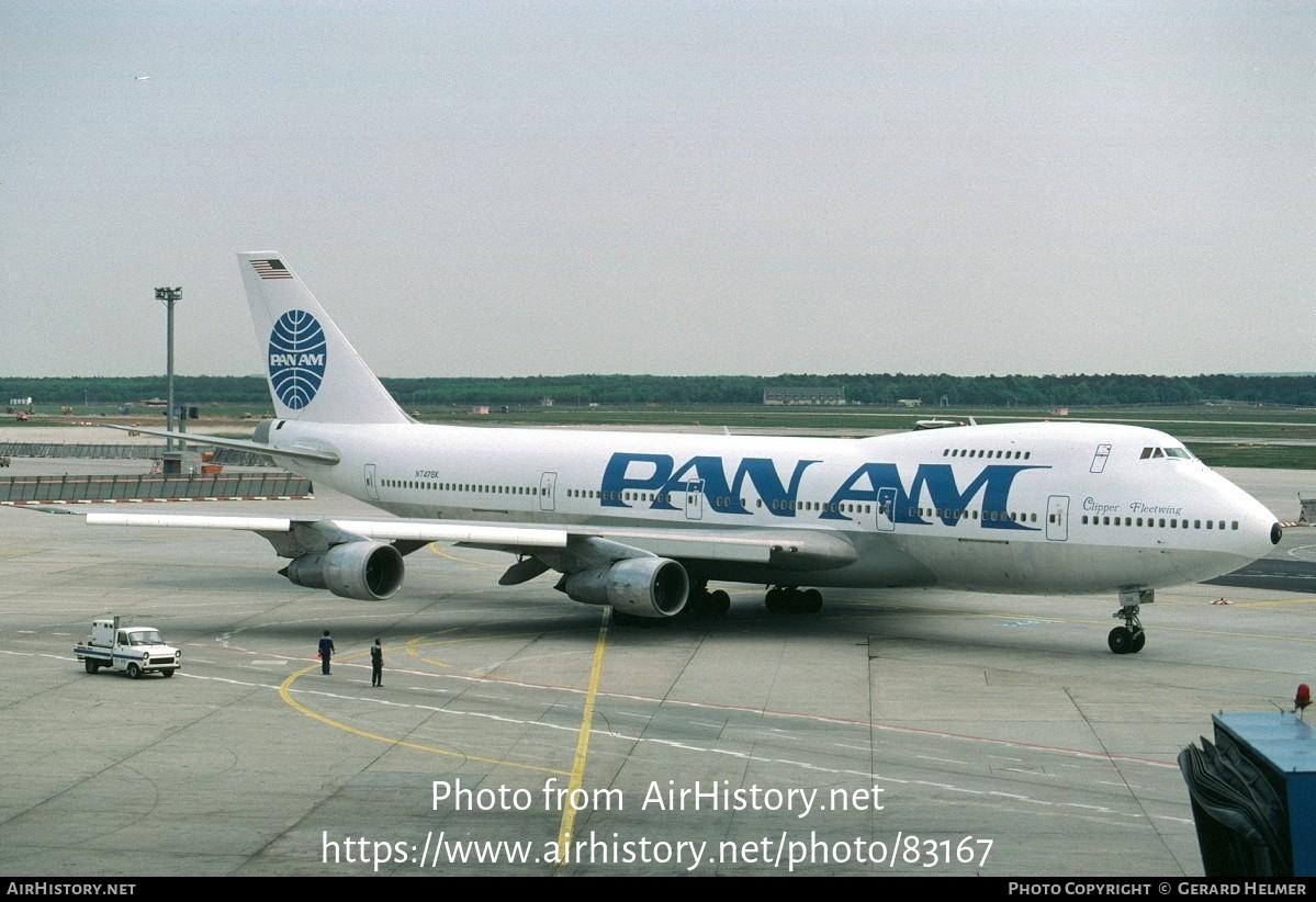 Aircraft Photo of N747BK | Boeing 747-212B | Pan American World Airways - Pan Am | AirHistory.net #83167