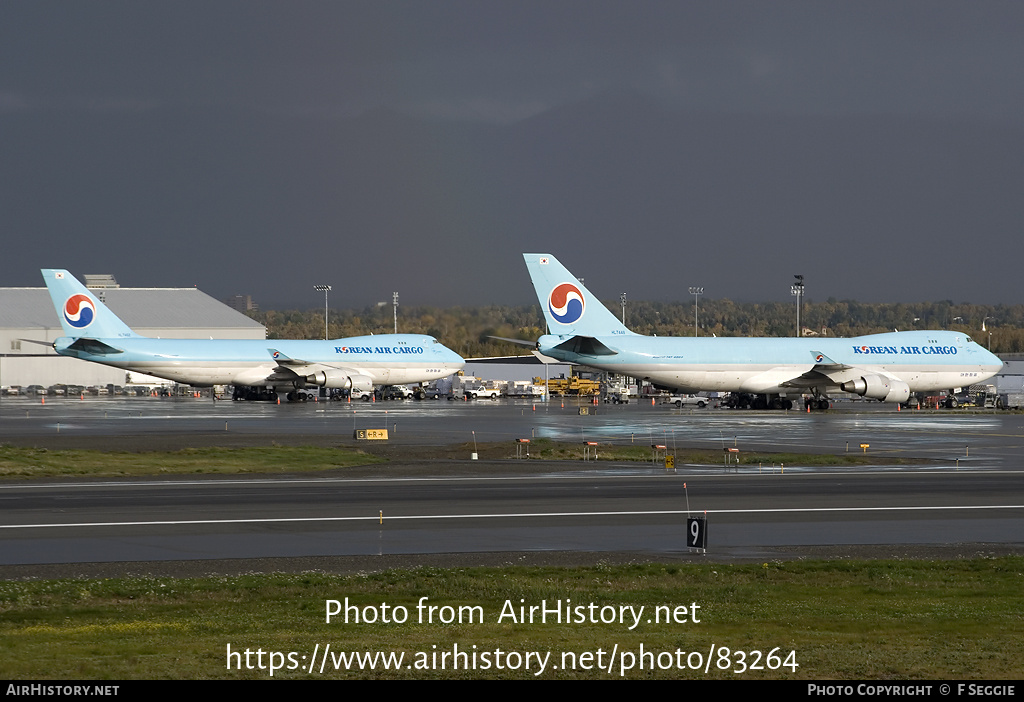 Aircraft Photo of HL7448 | Boeing 747-4B5F/SCD | Korean Air Cargo | AirHistory.net #83264