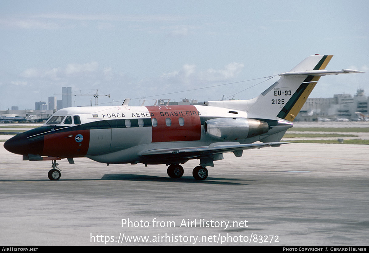 Aircraft Photo of 2125 | Hawker Siddeley EU-93 (HS-125-3B/RC) | Brazil - Air Force | AirHistory.net #83272