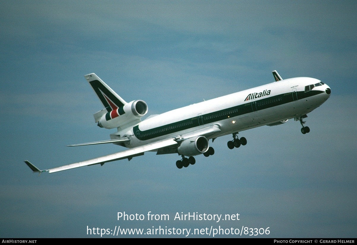 Aircraft Photo of I-DUPU | McDonnell Douglas MD-11C | Alitalia | AirHistory.net #83306