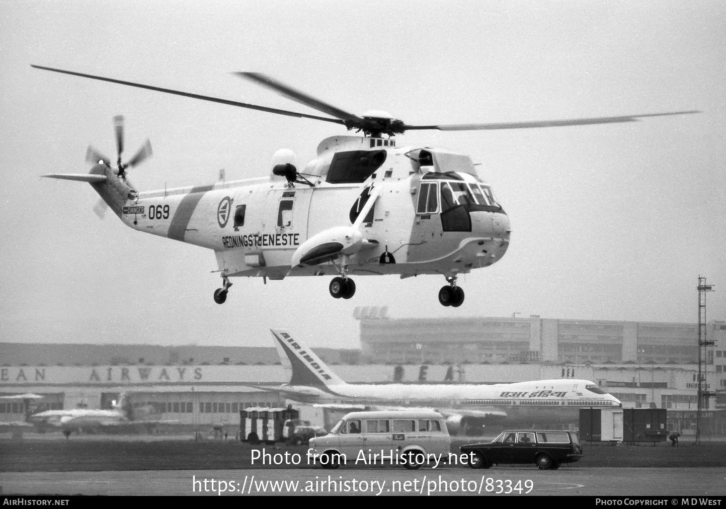 Aircraft Photo of 069 | Westland WS-61 Sea King Mk43 | Norway - Air Force | AirHistory.net #83349