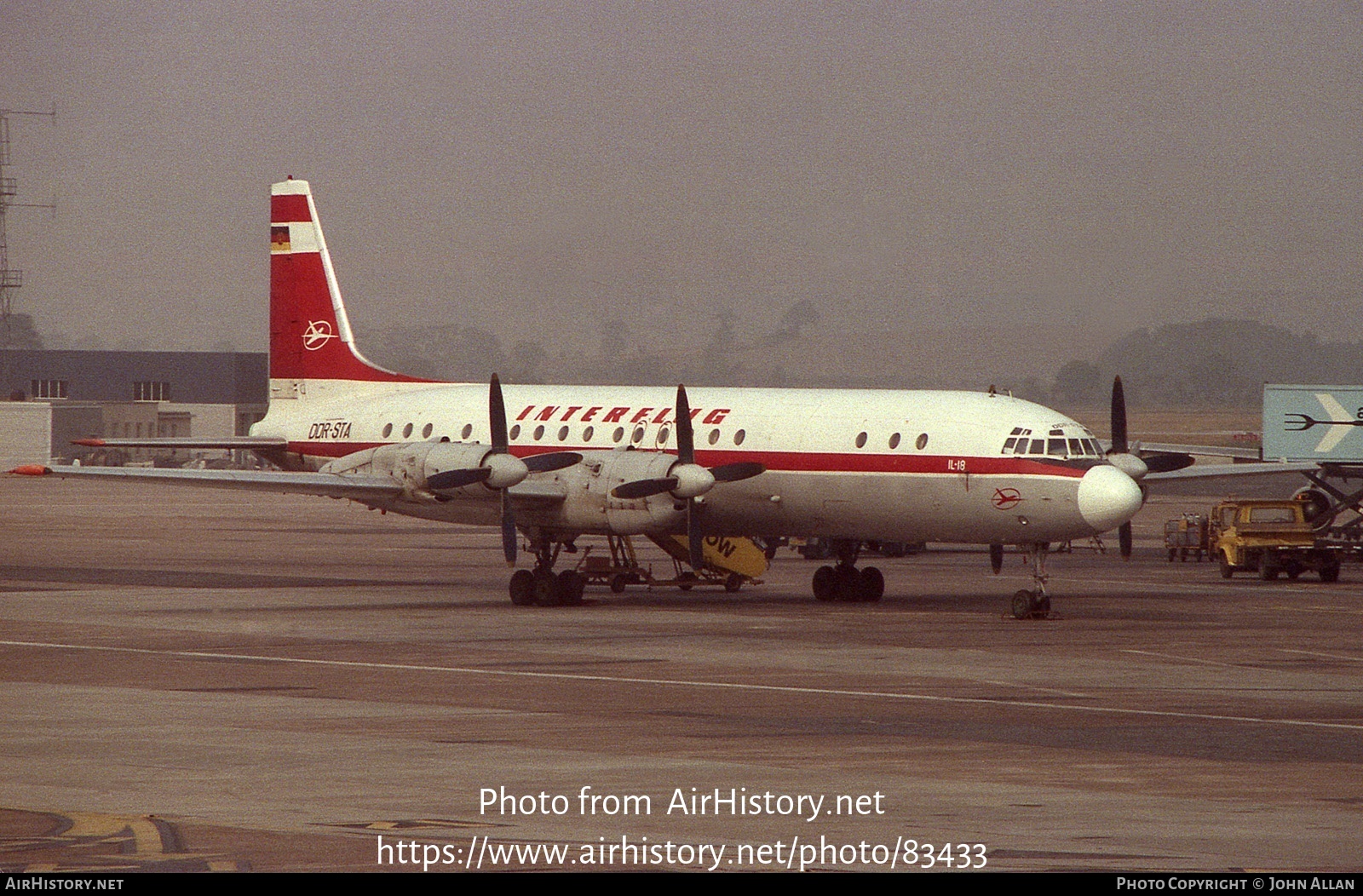 Aircraft Photo of DDR-STA | Ilyushin Il-18V | Interflug | AirHistory.net #83433