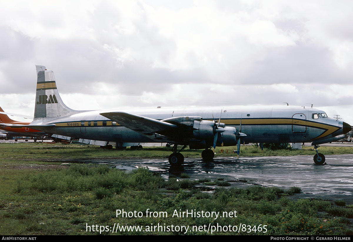 Aircraft Photo of N16465 | Douglas DC-7C | JBM | AirHistory.net #83465