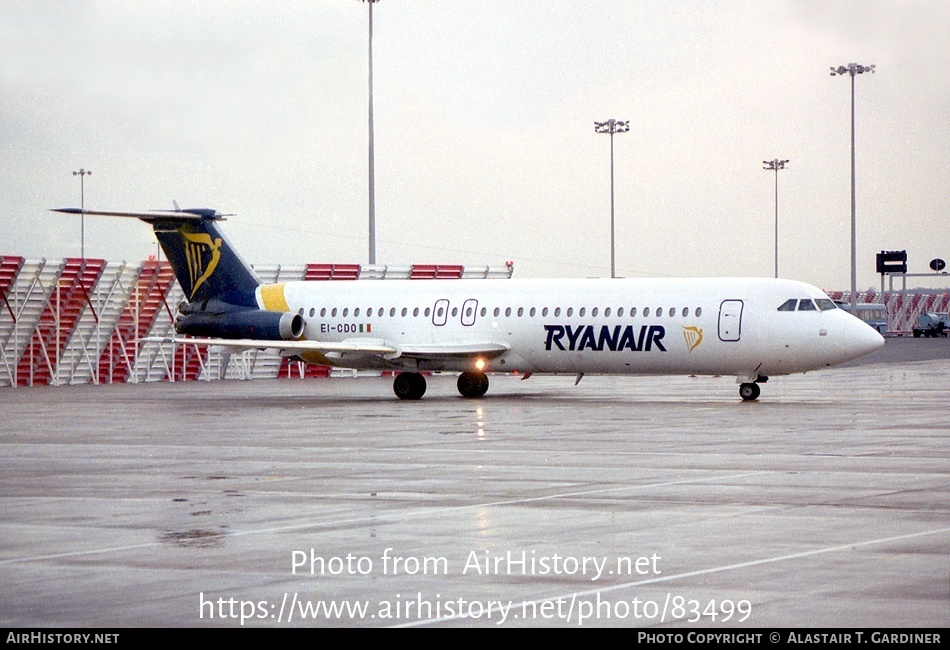 Aircraft Photo of EI-CDO | BAC 111-518FG One-Eleven | Ryanair | AirHistory.net #83499