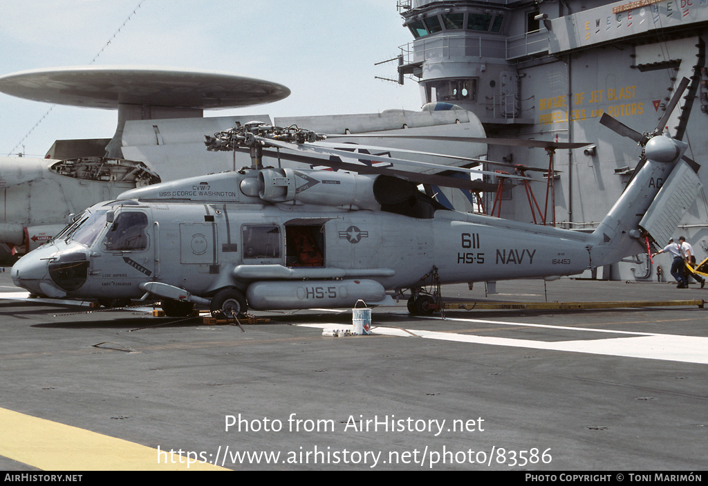 Aircraft Photo of 164453 | Sikorsky SH-60F Ocean Hawk (S-70B-4) | USA - Navy | AirHistory.net #83586