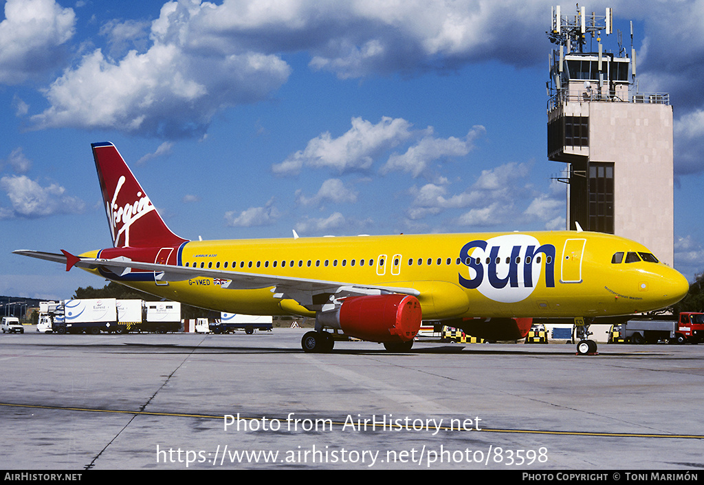 Aircraft Photo of G-VMED | Airbus A320-214 | Virgin Sun | AirHistory.net #83598