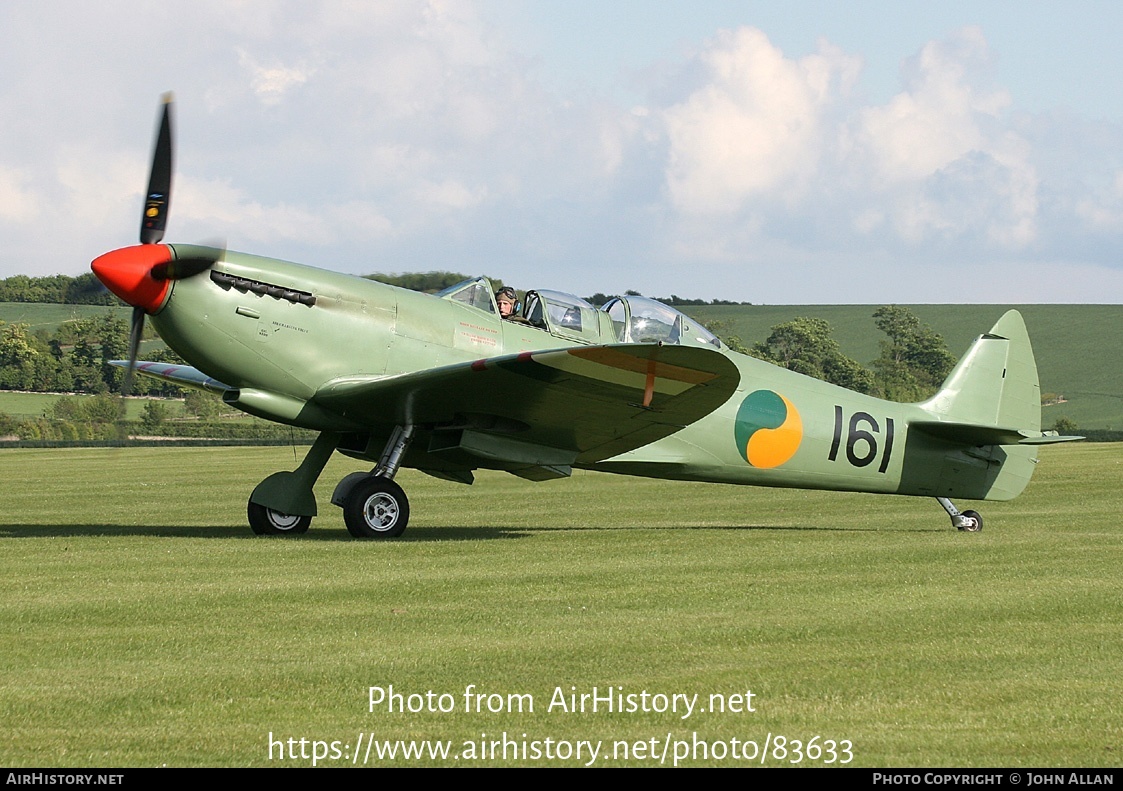 Aircraft Photo of G-CCCA / 161 | Supermarine 509 Spitfire T9C | Ireland - Air Force | AirHistory.net #83633