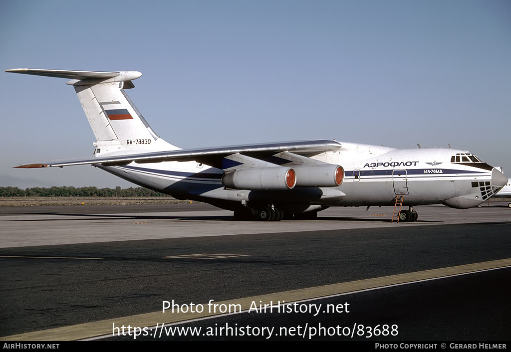 Aircraft Photo of RA-78830 | Ilyushin Il-76MD | Aeroflot | AirHistory.net #83688