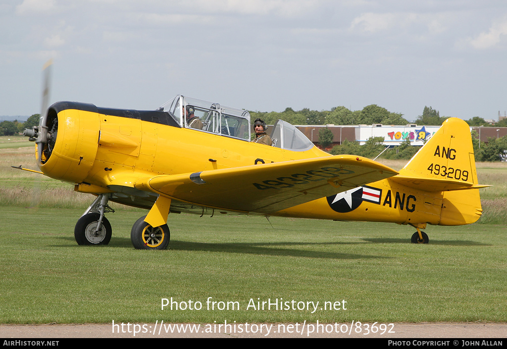 Aircraft Photo of G-DDMV / 493209 | North American T-6G Texan | USA - Air Force | AirHistory.net #83692