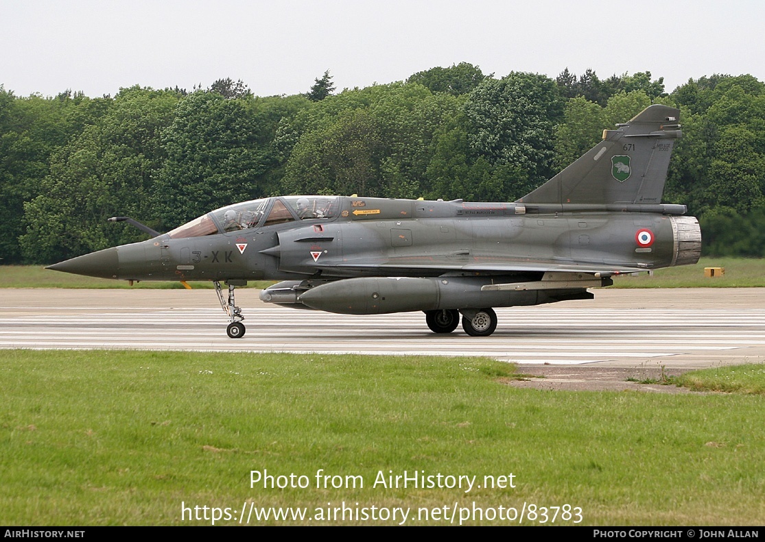 Aircraft Photo of 671 | Dassault Mirage 2000D | France - Air Force ...