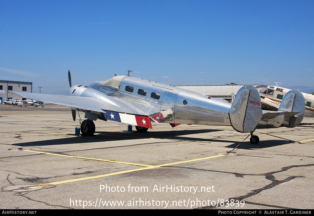 Aircraft Photo of N1828D | Beech D18S | AirHistory.net #83839