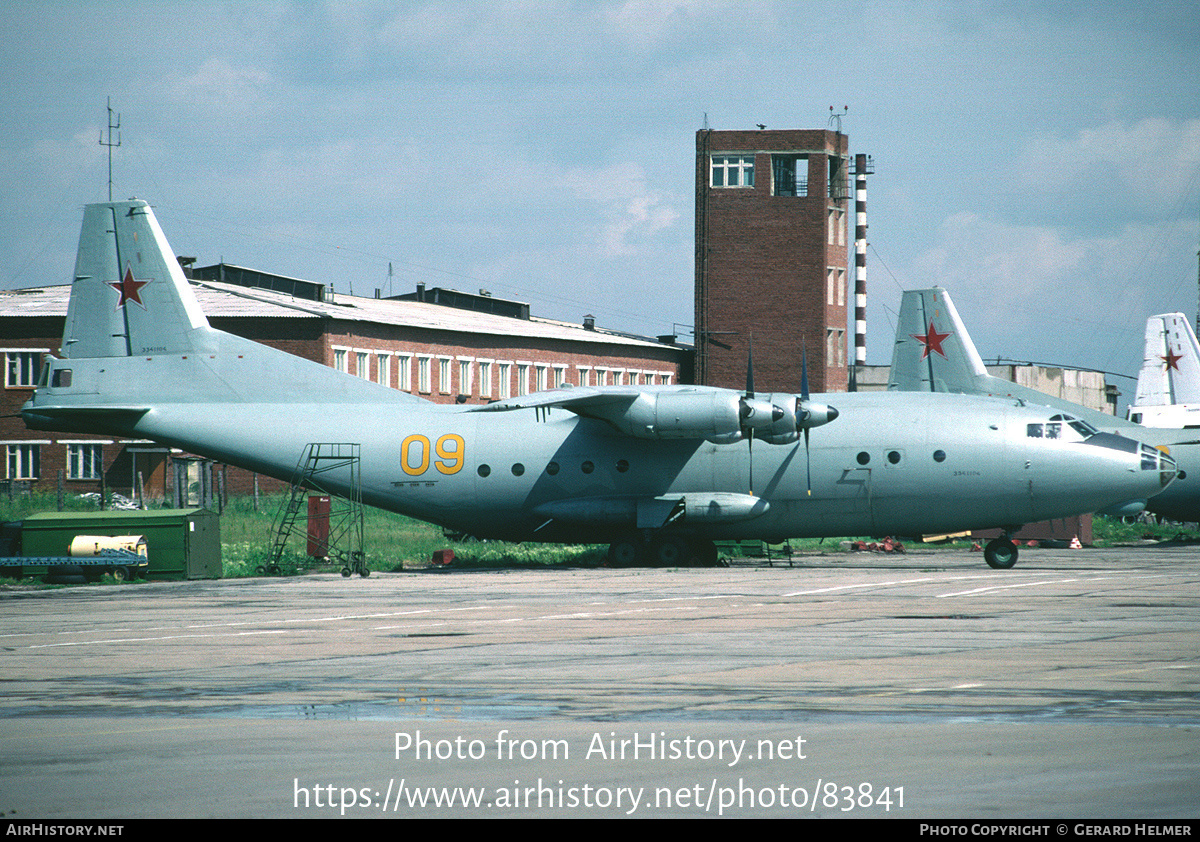 Aircraft Photo of 09 yellow | Antonov An-12BP | Russia - Air Force | AirHistory.net #83841