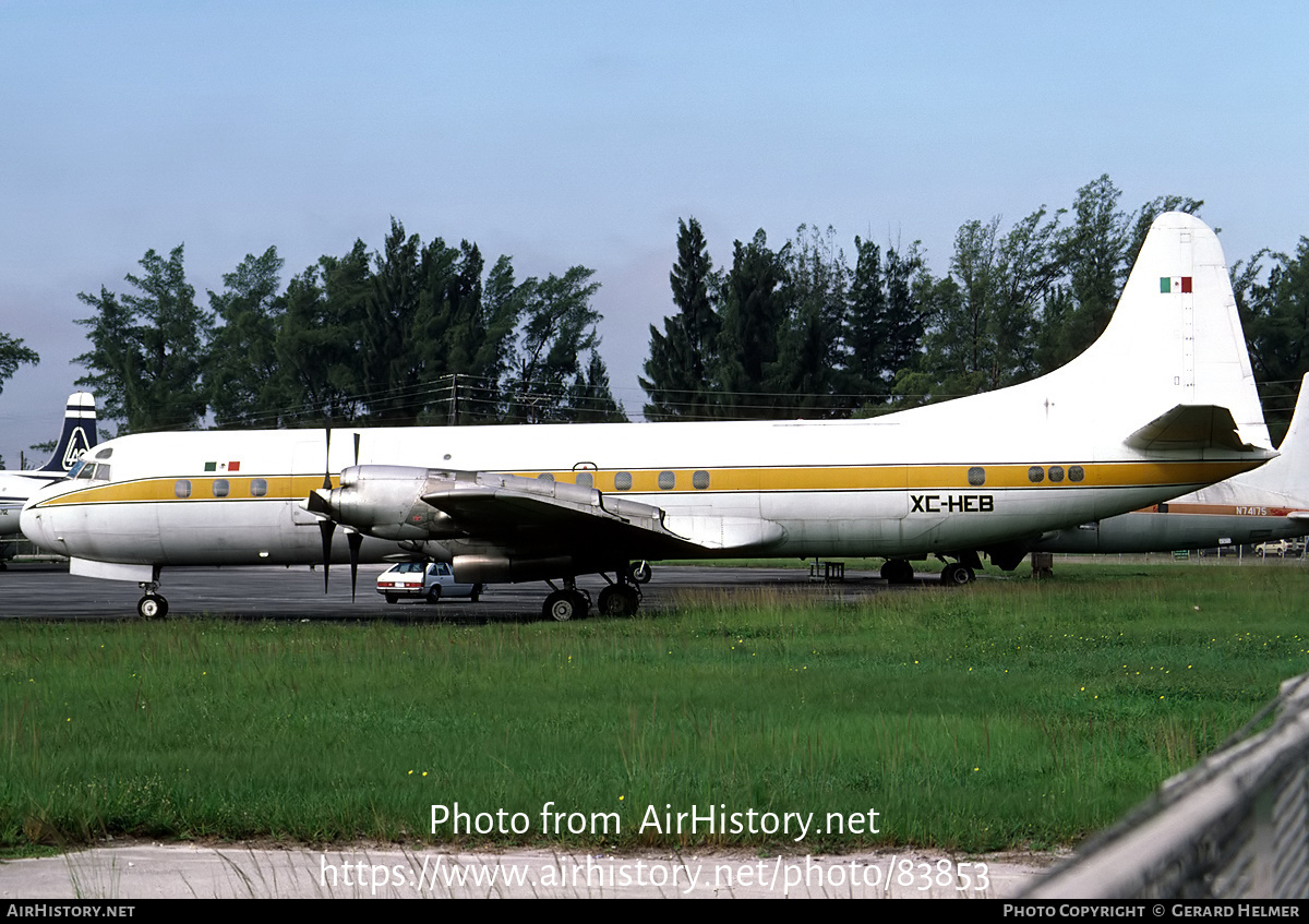 Aircraft Photo of XC-HEB | Lockheed L-188A(PF) Electra | AirHistory.net #83853