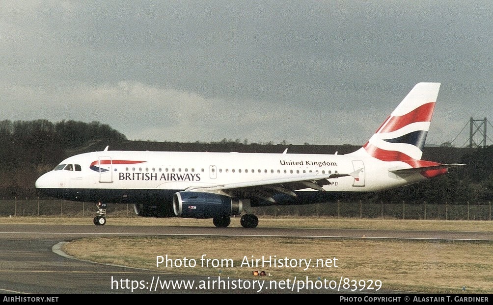 Aircraft Photo of G-EUPD | Airbus A319-131 | British Airways | AirHistory.net #83929