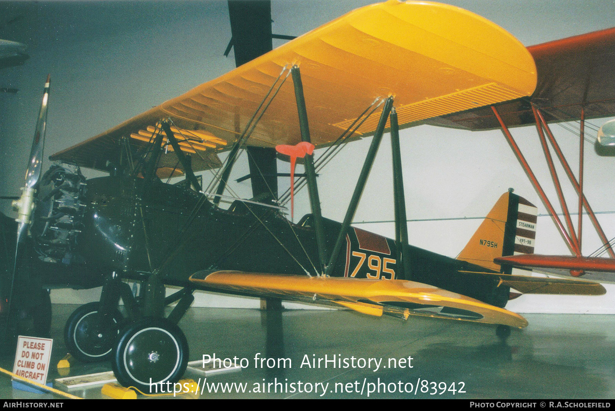 Aircraft Photo of N795H | Stearman 6L Cloudboy | USA - Air Force | AirHistory.net #83942