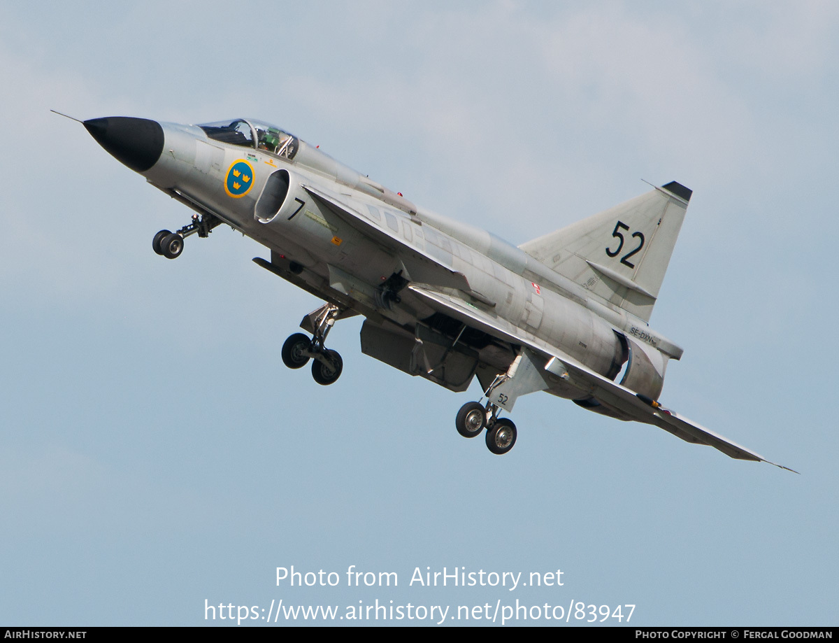 Aircraft Photo of SE-DXN / 37098 | Saab AJS37 Viggen | Sweden - Air Force | AirHistory.net #83947