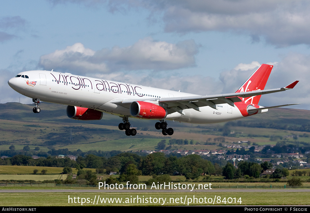 Aircraft Photo of G-VSXY | Airbus A330-343 | Virgin Atlantic Airways | AirHistory.net #84014