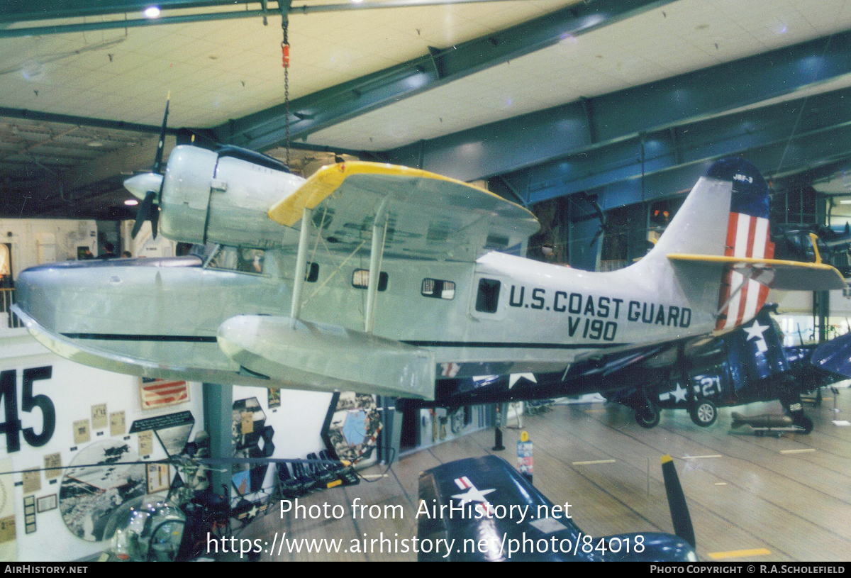 Aircraft Photo of V190 | Grumman JRF-3 Goose | USA - Coast Guard | AirHistory.net #84018