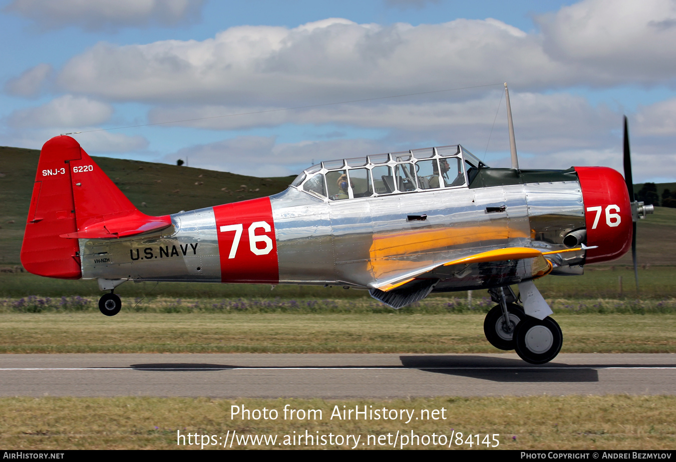 Aircraft Photo of VH-NZH / 6220 | North American AT-6C Texan | USA - Navy | AirHistory.net #84145