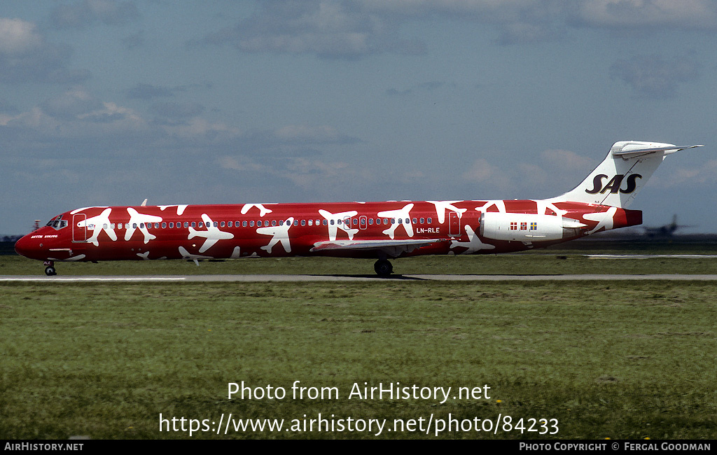 Aircraft Photo of LN-RLE | McDonnell Douglas MD-82 (DC-9-82) | Scandinavian Airlines - SAS | AirHistory.net #84233