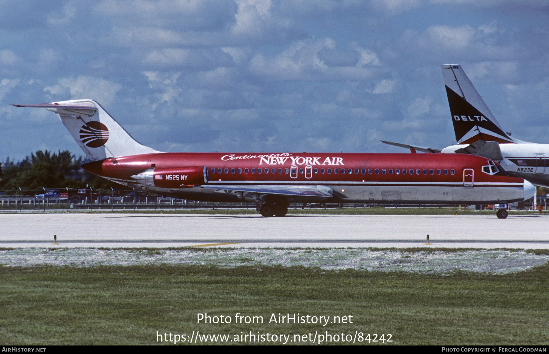 Aircraft Photo of N525NY | McDonnell Douglas DC-9-32 | Continental's New York Air | AirHistory.net #84242