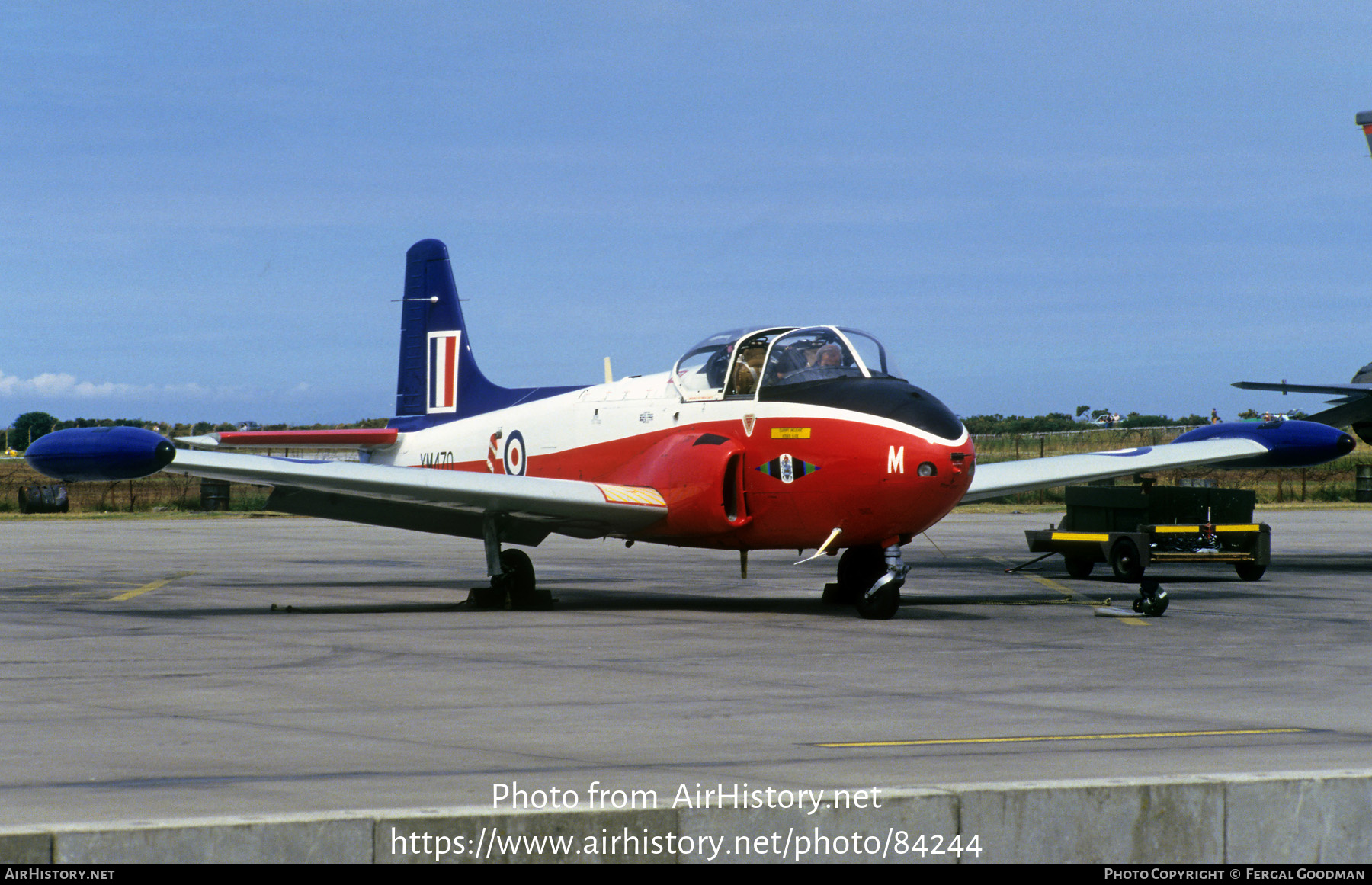 Aircraft Photo of XM470 | Hunting P.84 Jet Provost T3A | UK - Air Force | AirHistory.net #84244