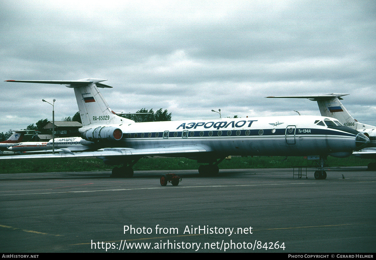 Aircraft Photo of RA-65029 | Tupolev Tu-134A | Aeroflot | AirHistory.net #84264