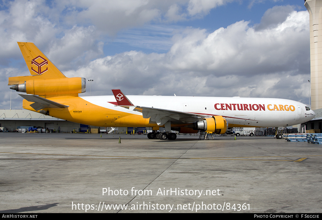 Aircraft Photo of N985AR | McDonnell Douglas MD-11/F | Centurion Cargo | AirHistory.net #84361