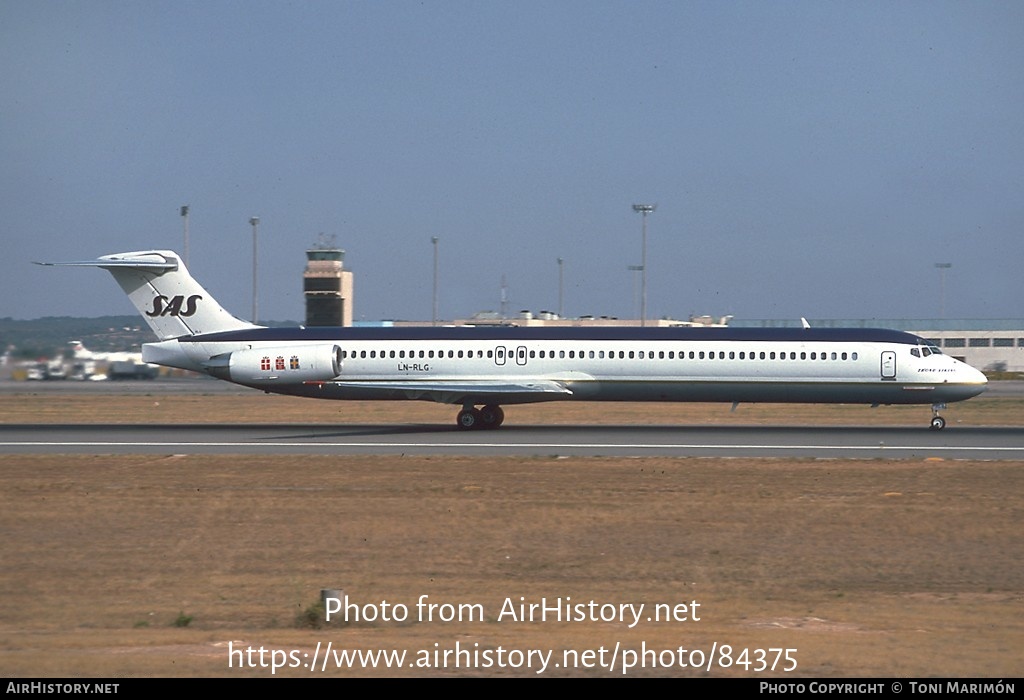 Aircraft Photo of LN-RLG | McDonnell Douglas MD-82 (DC-9-82) | Scandinavian Airlines - SAS | AirHistory.net #84375