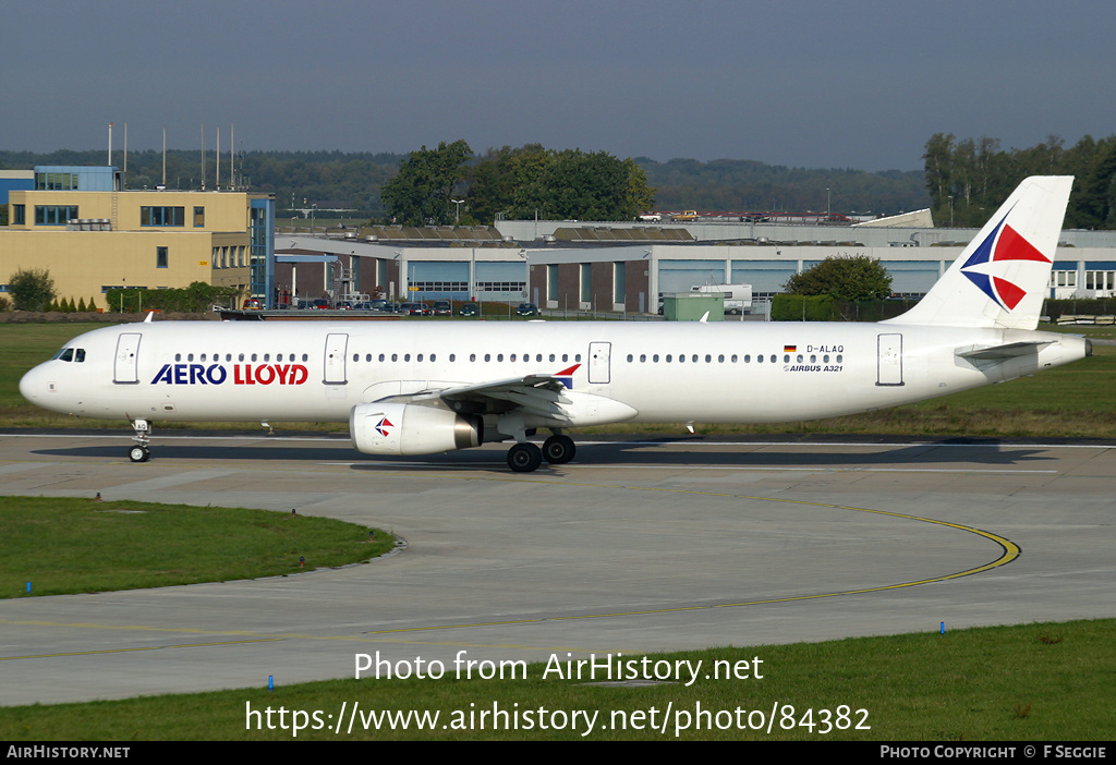 Aircraft Photo of D-ALAQ | Airbus A321-231 | Aero Lloyd | AirHistory.net #84382