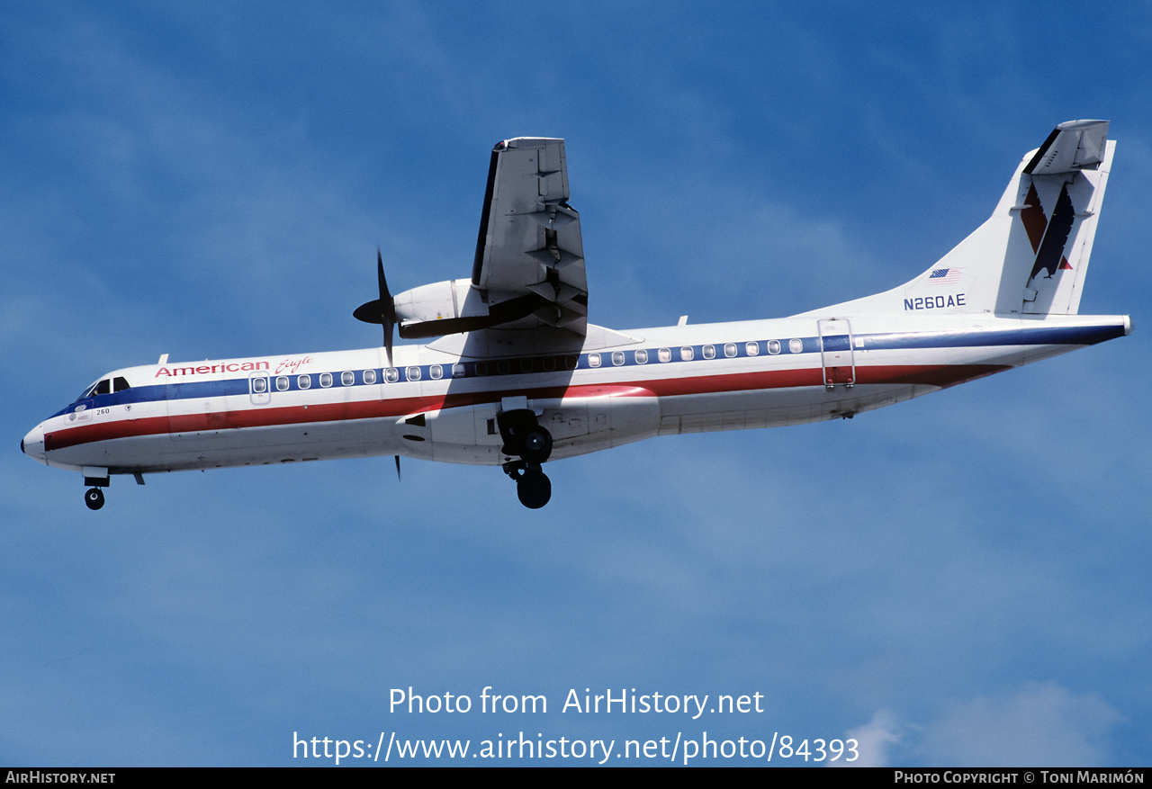 Aircraft Photo of N260AE | ATR ATR-72-202 | American Eagle | AirHistory.net #84393