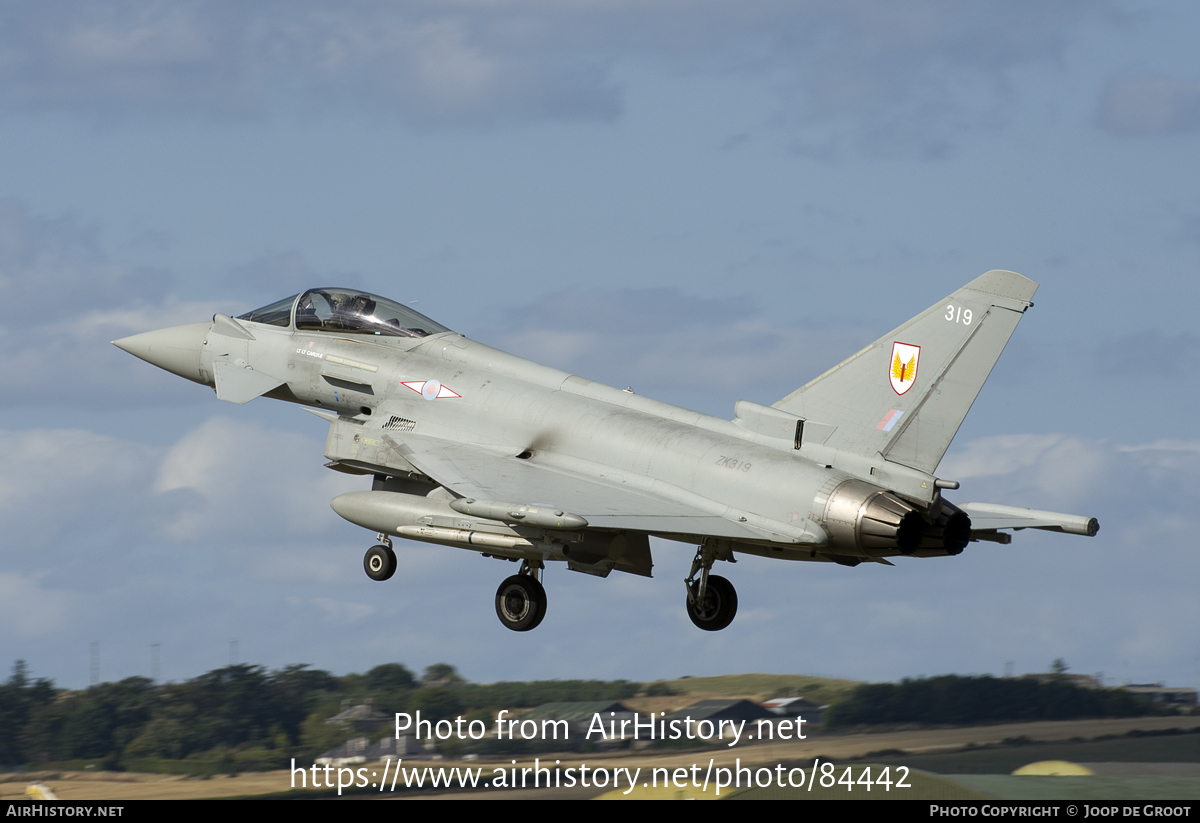 Aircraft Photo of ZK319 | Eurofighter EF-2000 Typhoon FGR4 | UK - Air Force | AirHistory.net #84442