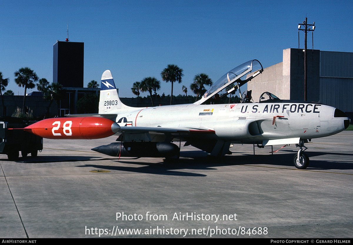 Aircraft Photo of 52-9803 / 29803 | Lockheed T-33A | USA - Air Force | AirHistory.net #84688