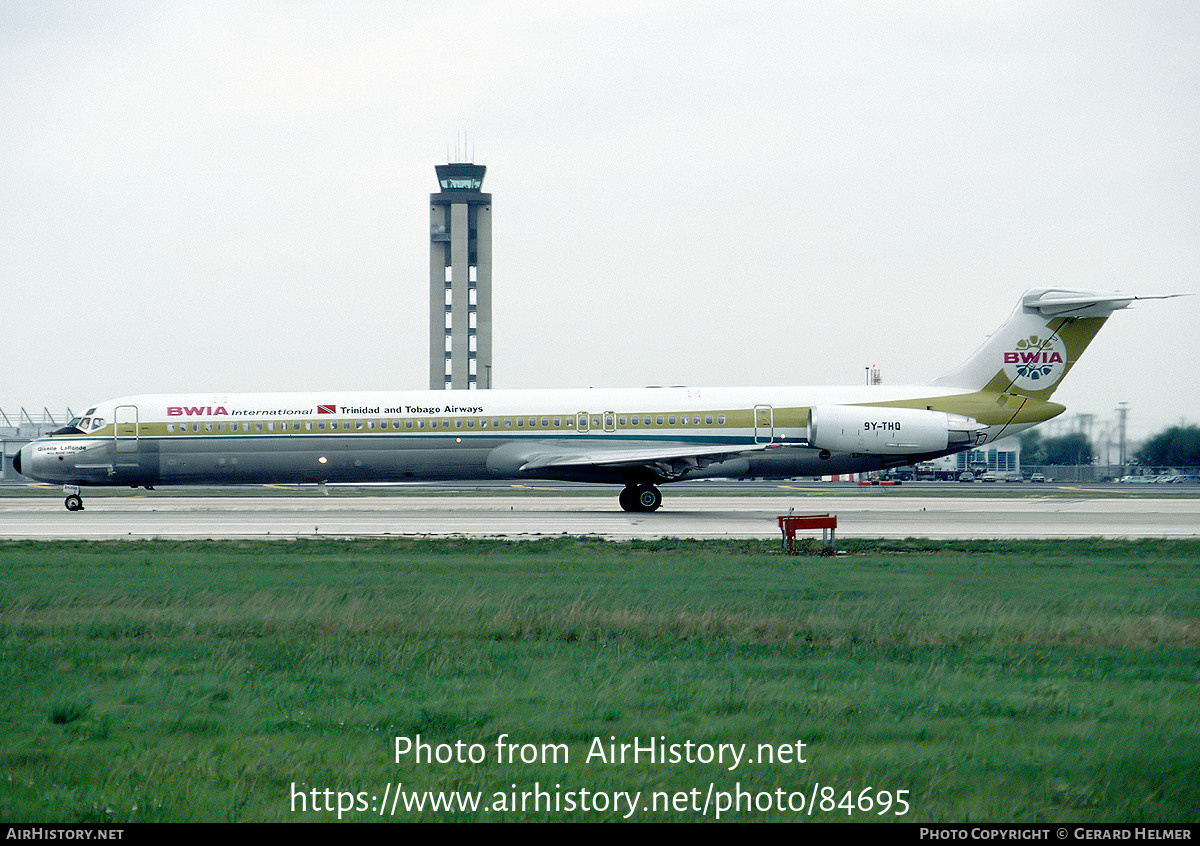 Aircraft Photo of 9Y-THQ | McDonnell Douglas MD-83 (DC-9-83) | BWIA International - Trinidad and Tobago Airways | AirHistory.net #84695