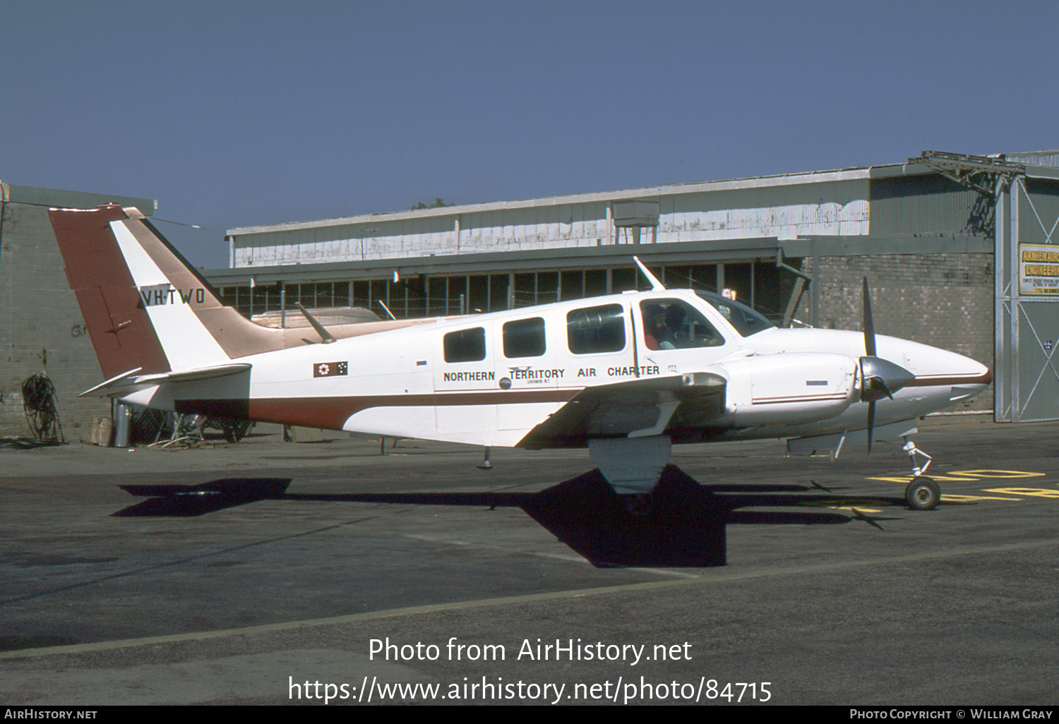 Aircraft Photo of VH-TWO | Beech 58 Baron | Northern Territory Air Charter | AirHistory.net #84715