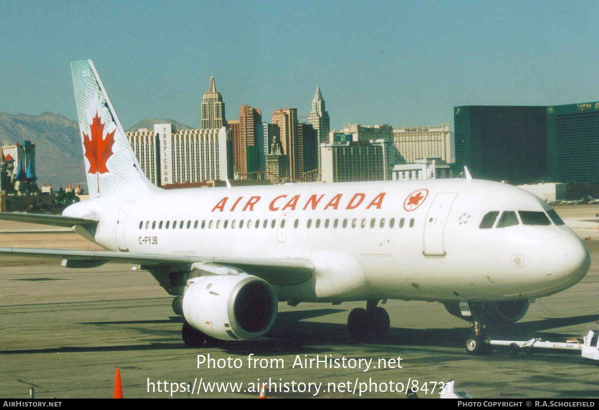 Aircraft Photo of C-FYJB | Airbus A319-114 | Air Canada | AirHistory.net #84731