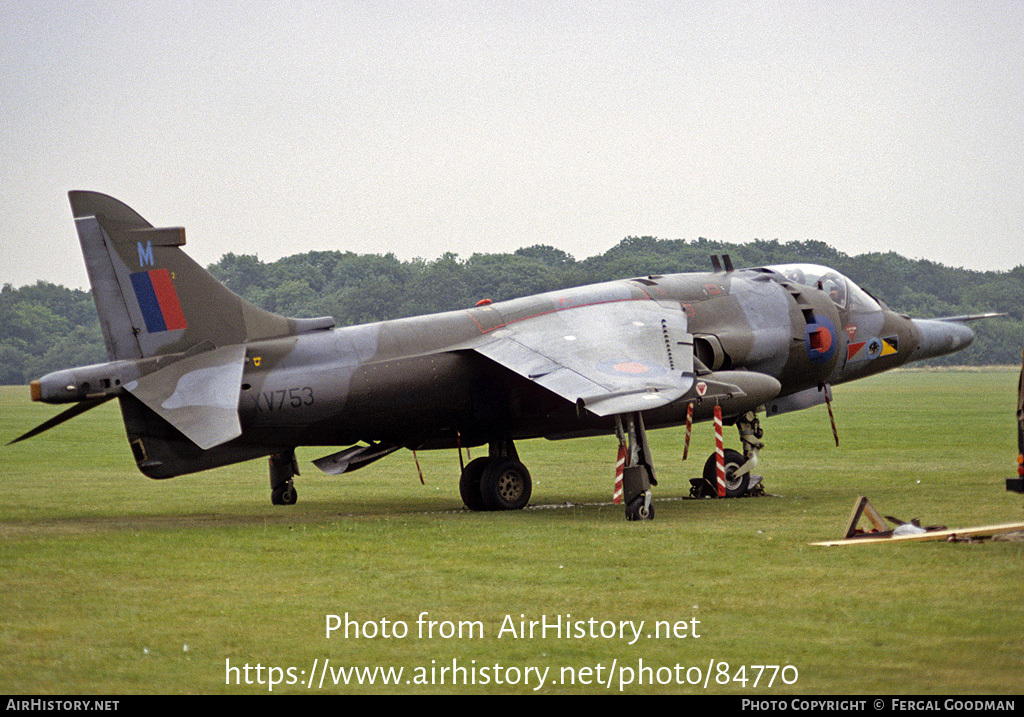 Aircraft Photo of XV753 | Hawker Siddeley Harrier GR3 | UK - Air Force | AirHistory.net #84770