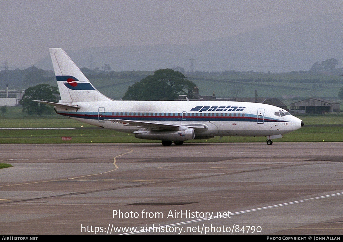 Aircraft Photo of EC-DUB | Boeing 737-2K5/Adv | Spantax | AirHistory.net #84790