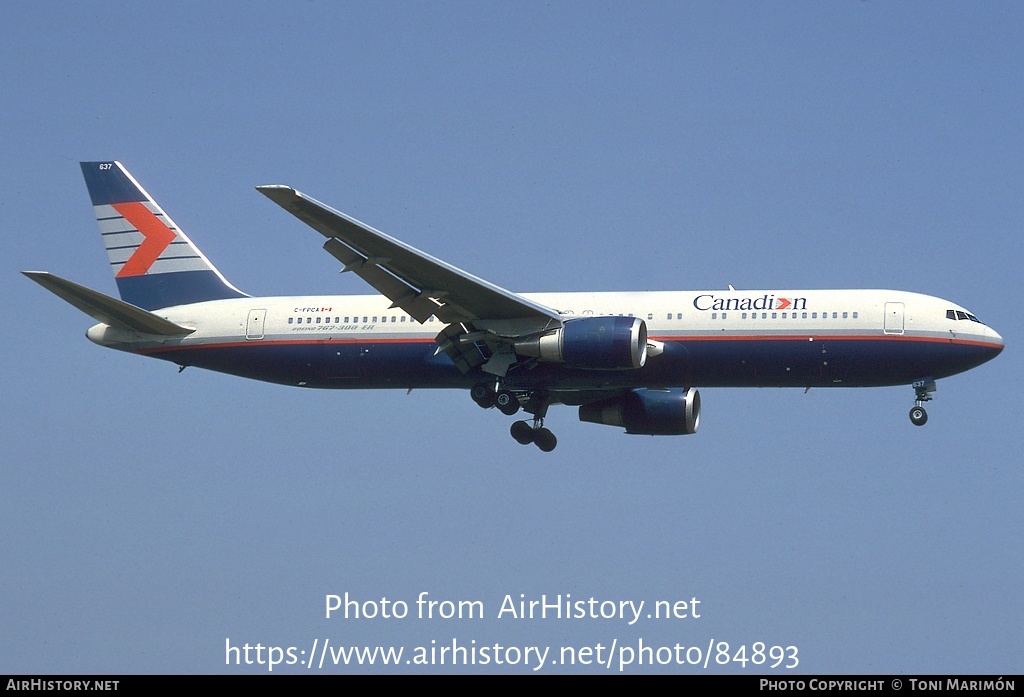 Aircraft Photo of C-FPCA | Boeing 767-375/ER | Canadian Airlines | AirHistory.net #84893