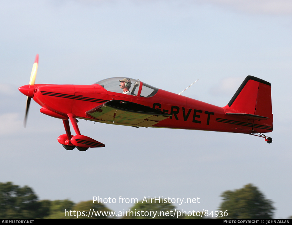 Aircraft Photo of G-RVET | Van's RV-6 | AirHistory.net #84936