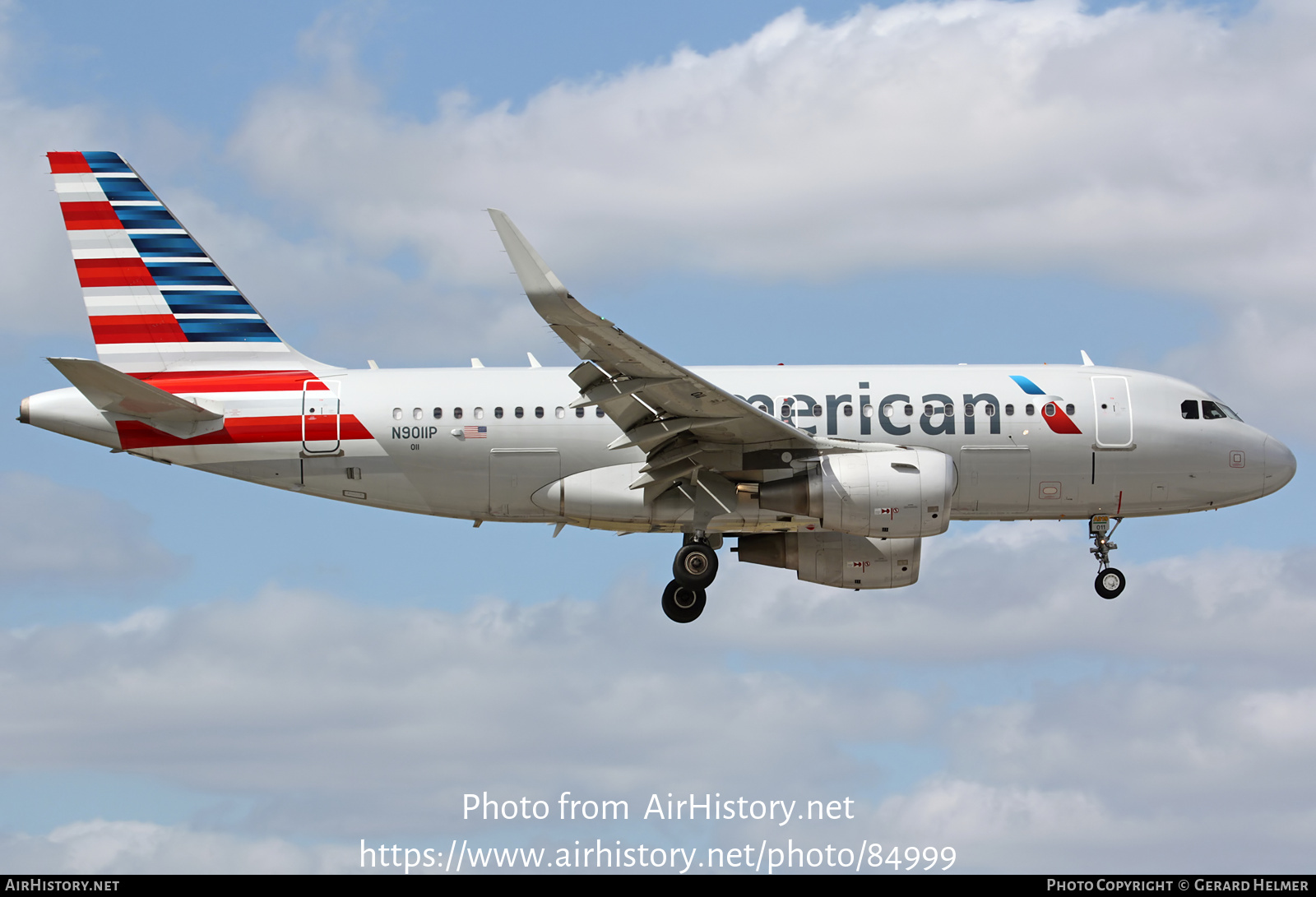 Aircraft Photo of N9011P | Airbus A319-115 | American Airlines | AirHistory.net #84999