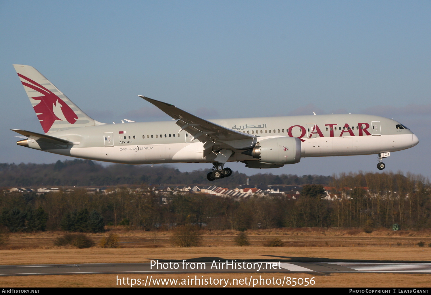 Aircraft Photo of A7-BCJ | Boeing 787-8 Dreamliner | Qatar Airways | AirHistory.net #85056