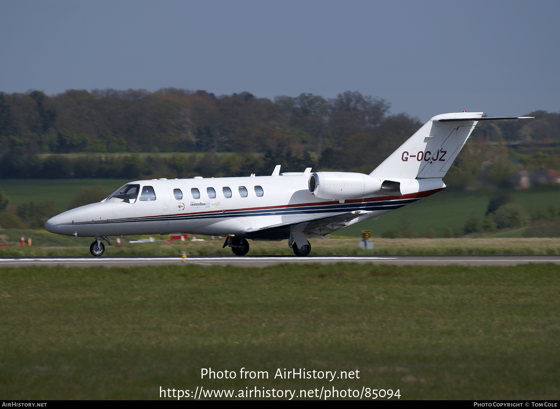 Aircraft Photo of G-OCJZ | Cessna 525A CitationJet CJ2 | Centreline Air | AirHistory.net #85094