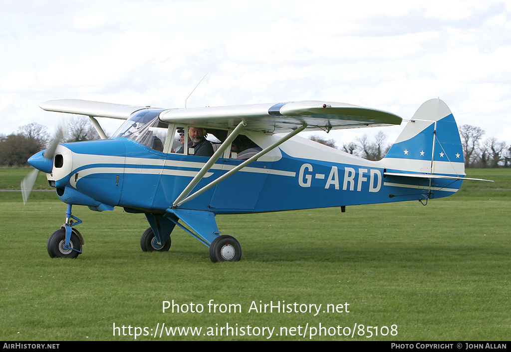 Aircraft Photo of G-ARFD | Piper PA-22-160 Tri-Pacer | AirHistory.net #85108