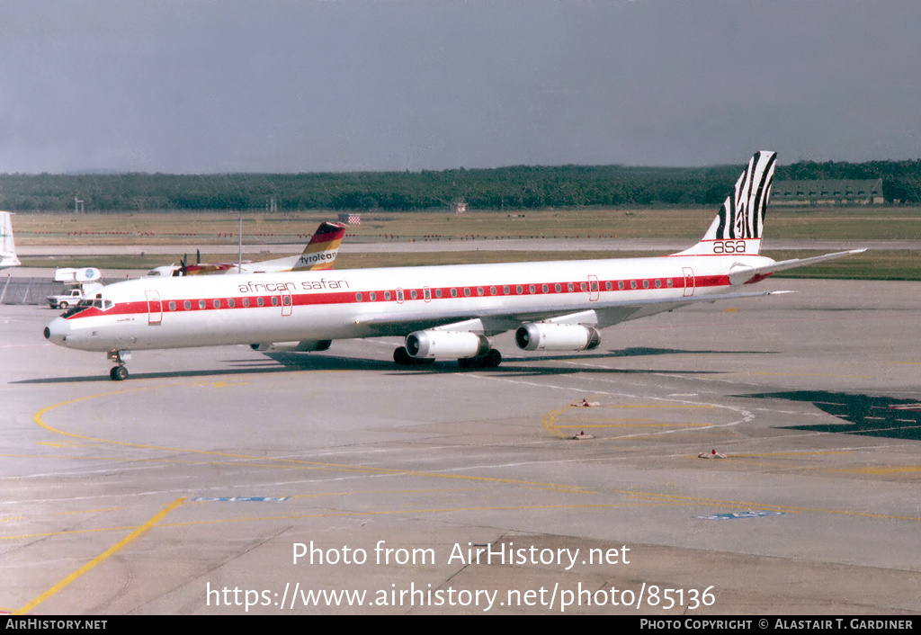 Aircraft Photo of 5Y-ZEB | McDonnell Douglas DC-8-63 | African Safari Airways - ASA | AirHistory.net #85136