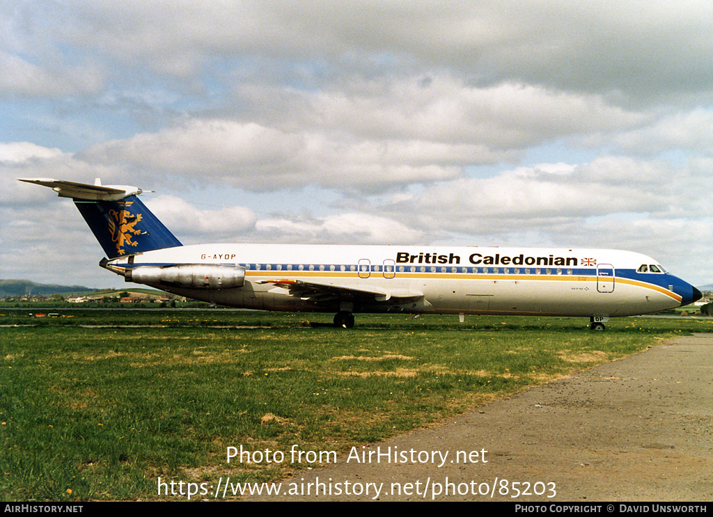 Aircraft Photo of G-AYOP | BAC 111-530FX One-Eleven | British Caledonian Airways | AirHistory.net #85203