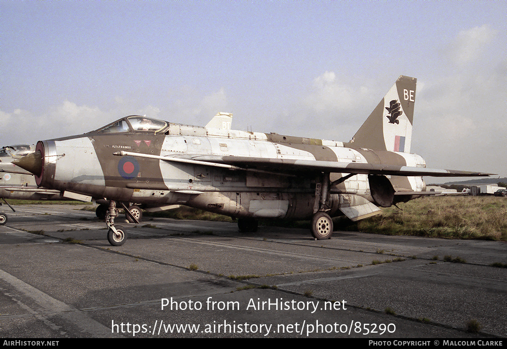 Aircraft Photo of XS923 | English Electric Lightning F6 | UK - Air Force | AirHistory.net #85290