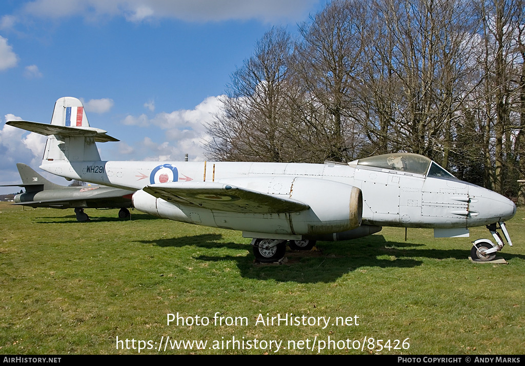 Aircraft Photo of WH291 | Gloster Meteor F8 | UK - Air Force | AirHistory.net #85426