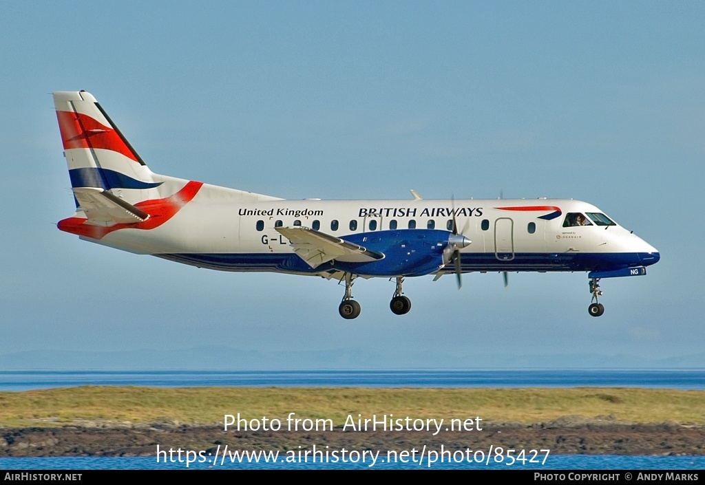 Aircraft Photo of G-LGNG | Saab 340B | British Airways | AirHistory.net #85427