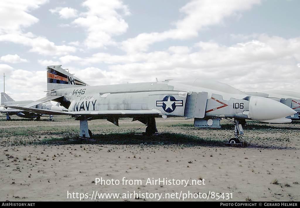 Aircraft Photo of 151446 / 1446 | McDonnell F-4N Phantom II | USA - Navy | AirHistory.net #85431